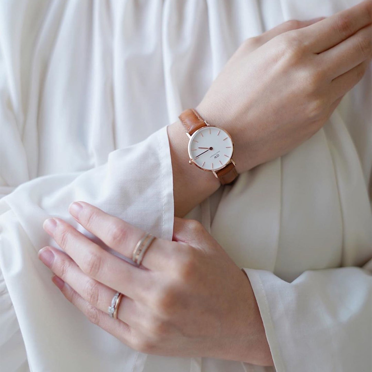 DW Petite Durham Rose Gold Watch