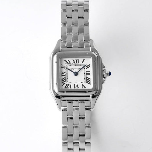 CARTIER PANTHERE DE CARTIE 22MM QUARTZ STEEL WHITE DIAL
