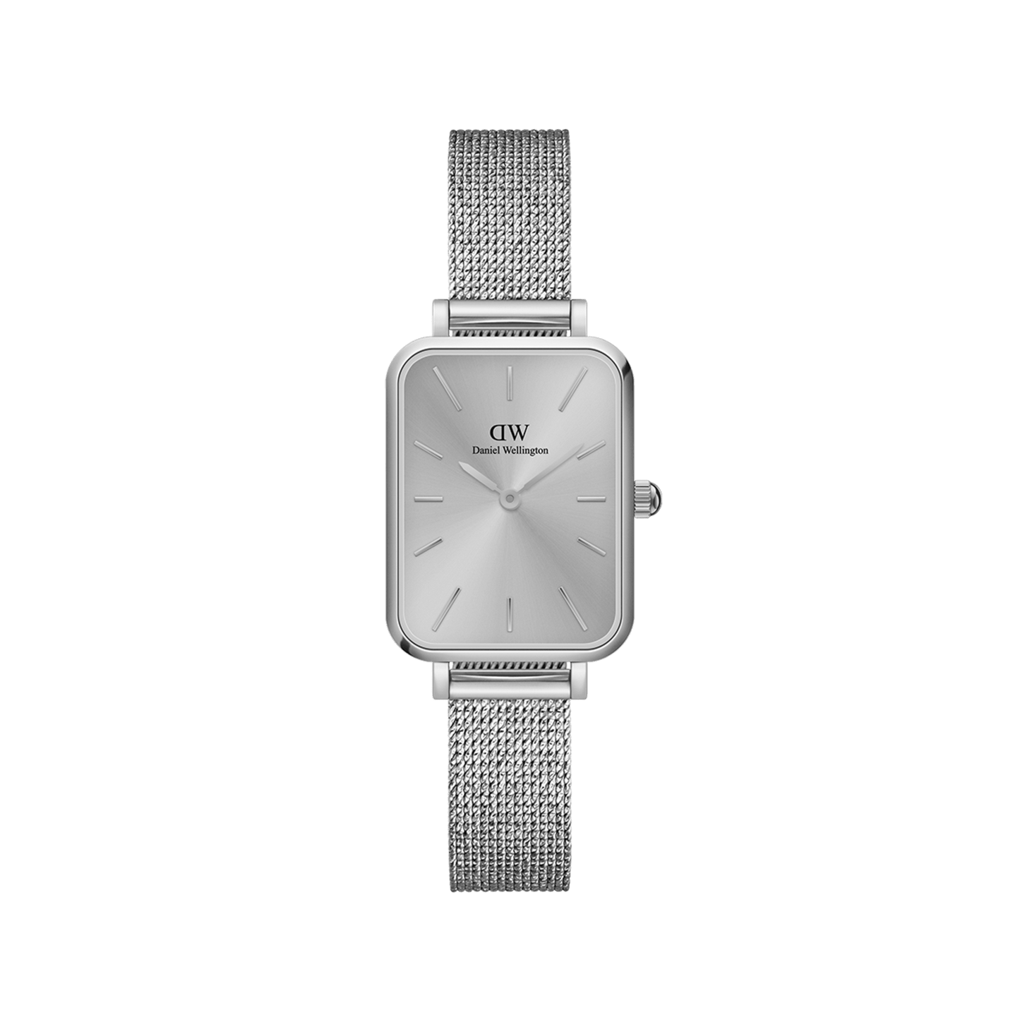 DW Quadro Pressed Unitone Silver Watch