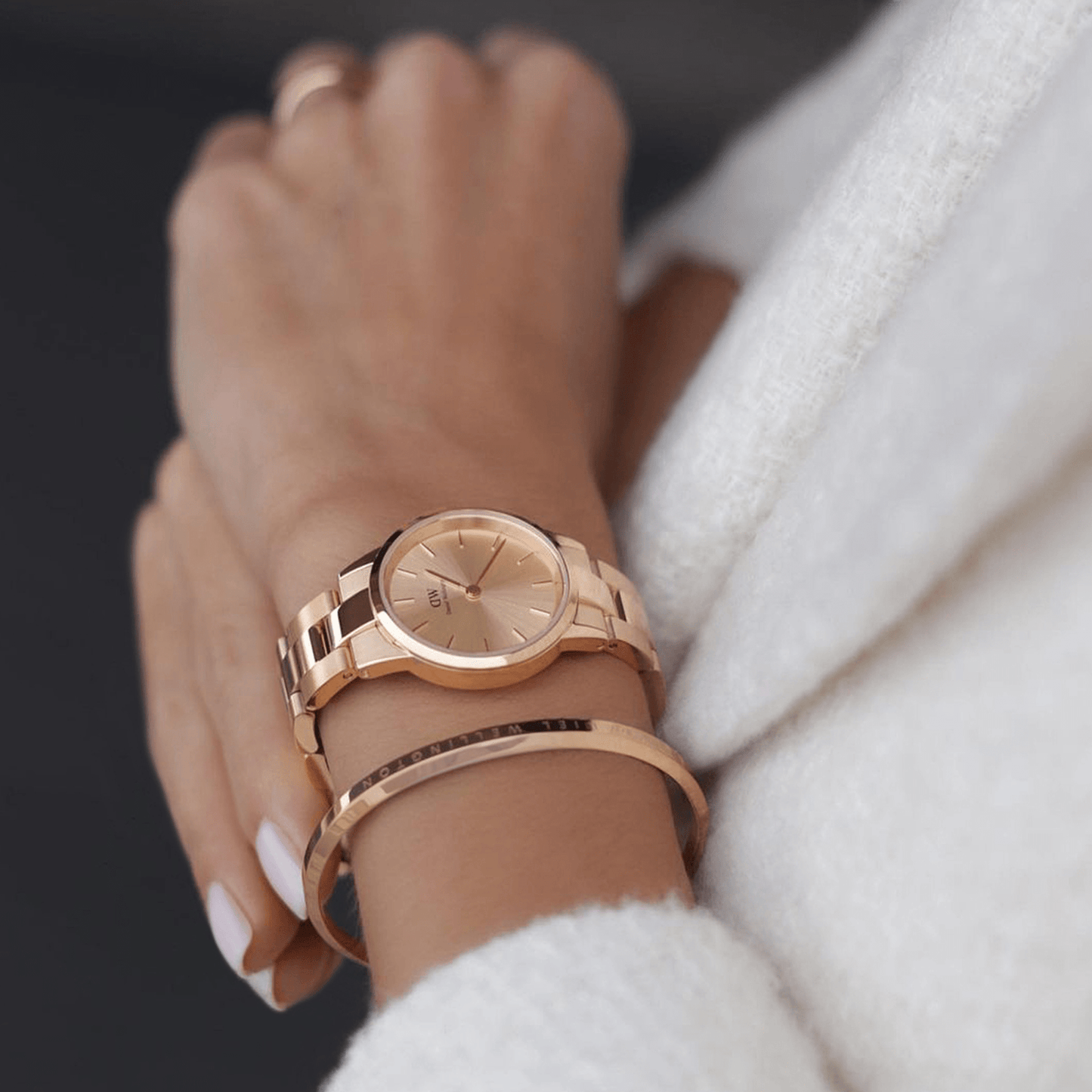 DW Iconic Link Unitone RG Watch