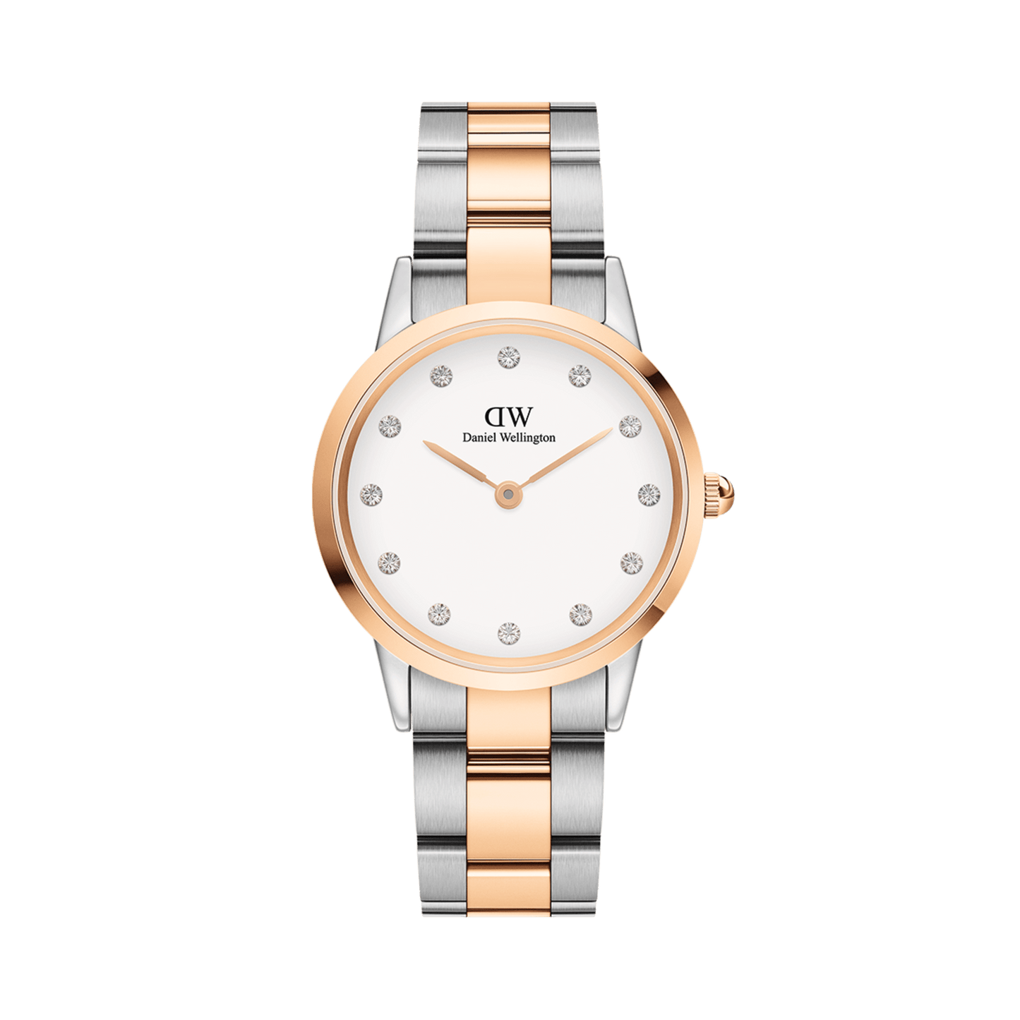 DW Iconic Link Lumine Rose Gold Watch