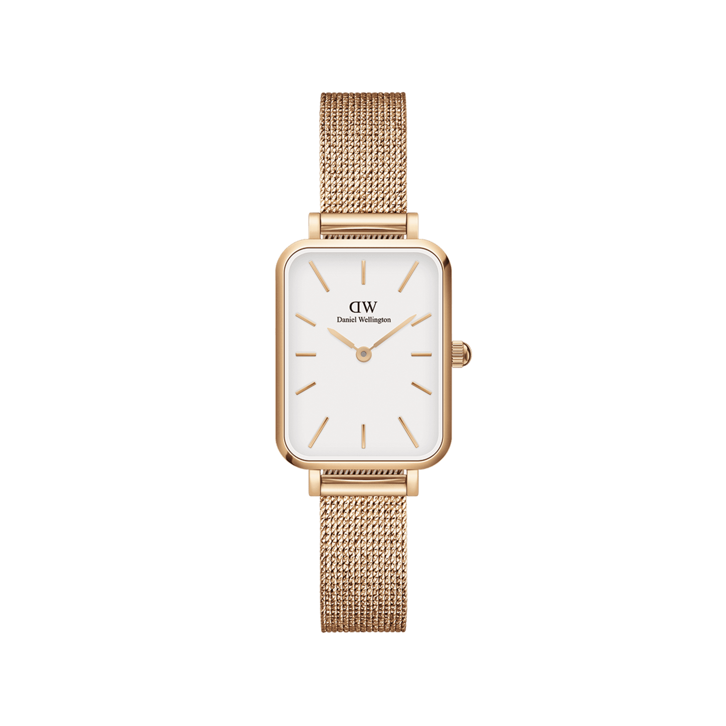 DW Quadro Pressed Melrose Rose Gold Watch