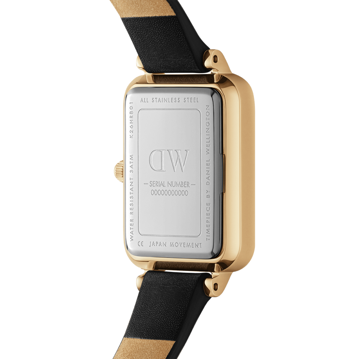 DW Quadro Pressed Sheffield Gold Watch