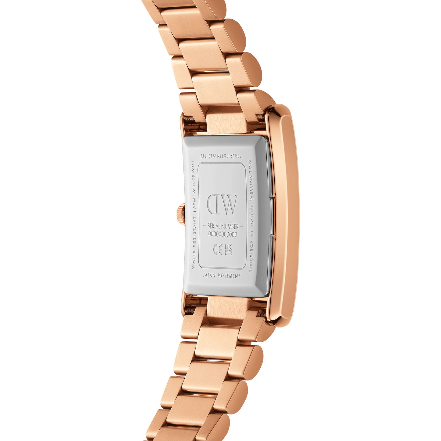 DW Bound 3-Link Rose Gold Watch