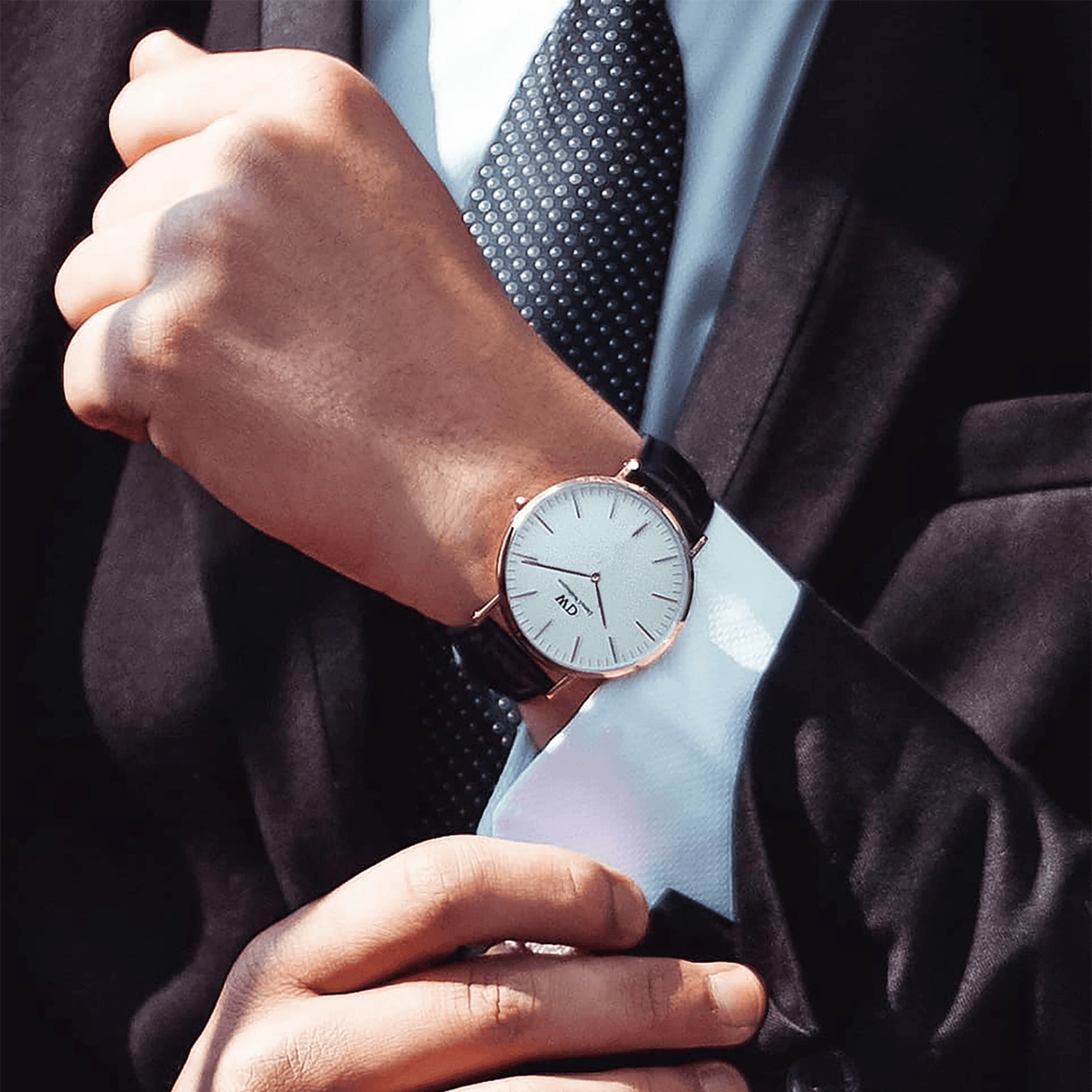 DW Classic Sheffield Rose Gold Watch