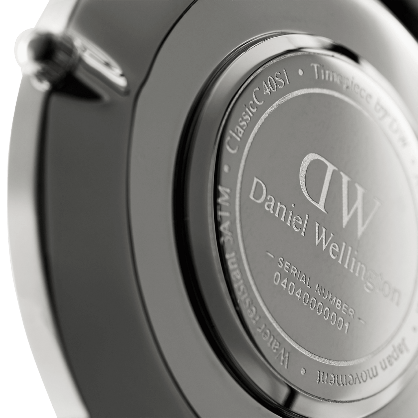 DW Classic Sheffield Black Silver Watch