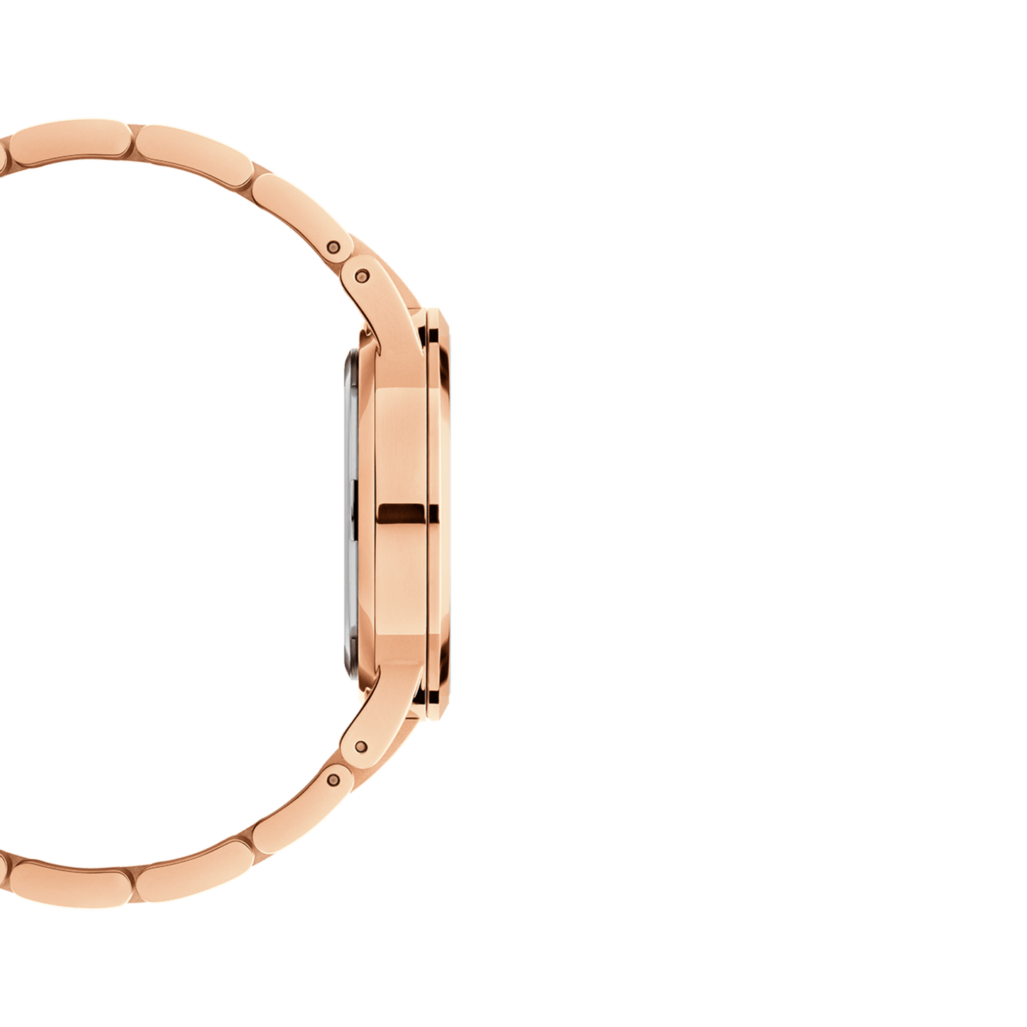 DW Iconic Link Black Rose Gold Watch