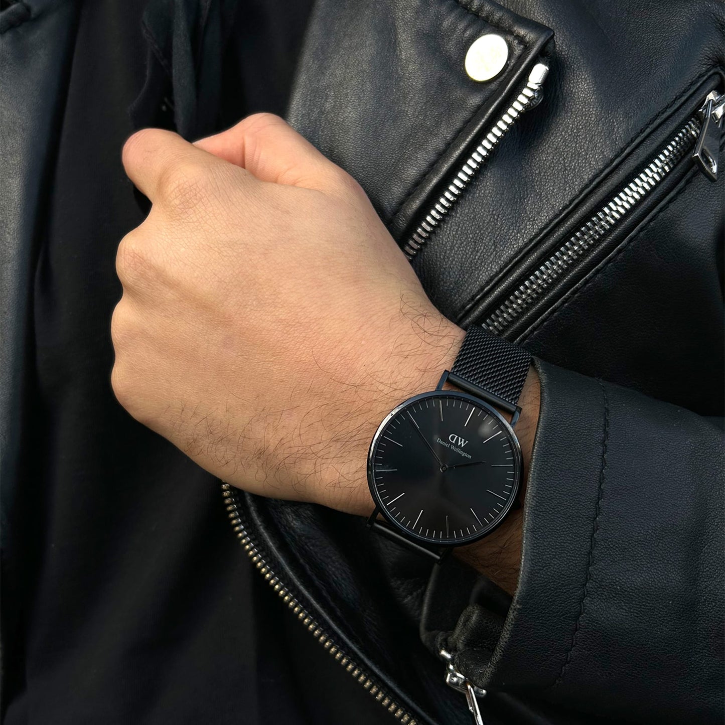 DW Classic Mesh Onyx Black Watch
