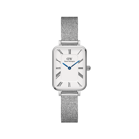 DW Quadro Roman Numerals Sterling Watch